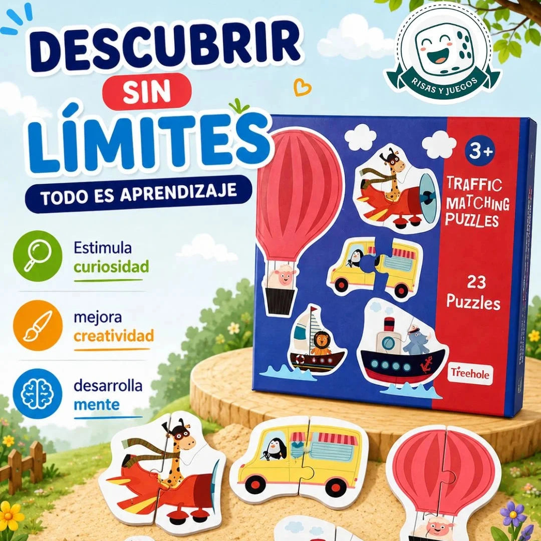 PUZZLE VEHÍCULOS - Primera Etapa Encaje Inicial 03