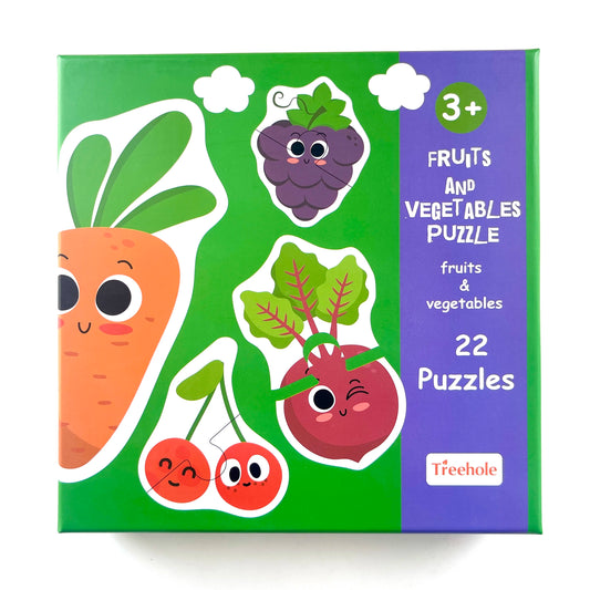 PUZZLE VERDURAS Y FRUTAS - Primera Etapa Encaje Inicial 01