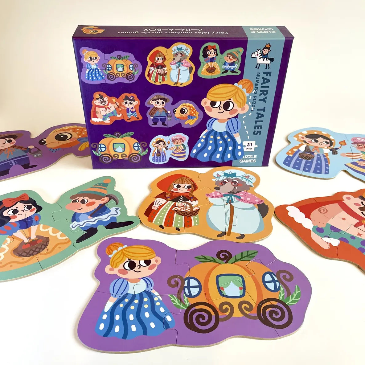 Puzzle Cuentos Clásicos Infantil 31 Piezas Para Niños 3+