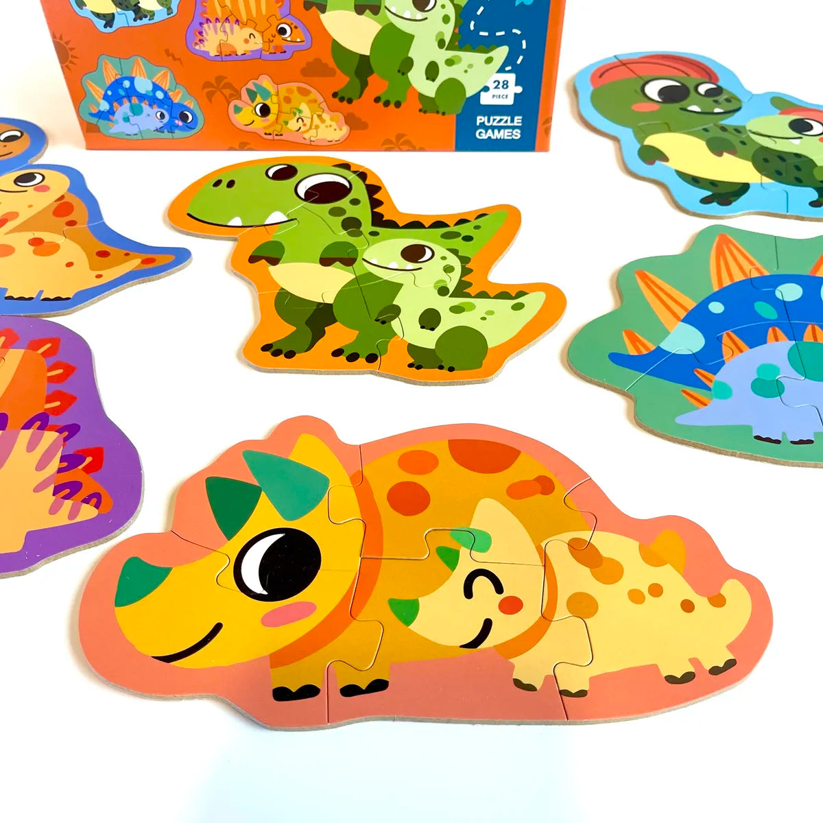 Puzzle Dinosaurios 28 Piezas Para Niños 3+