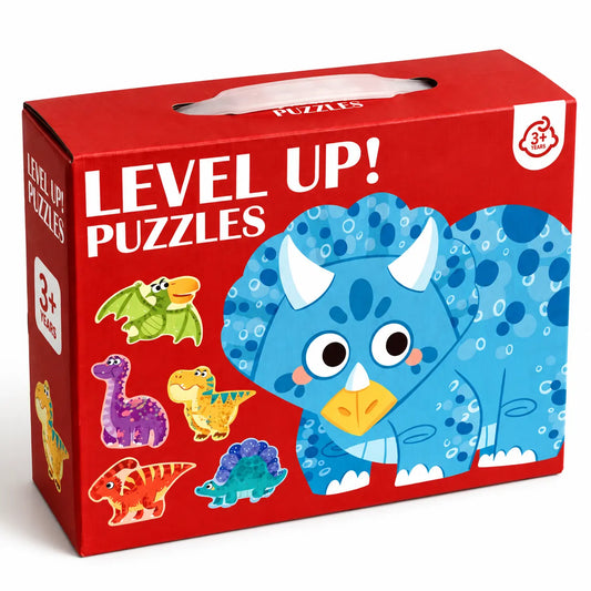 Puzzle Dinosaurios Progresivos 2 A 5 Piezas 6 En 1