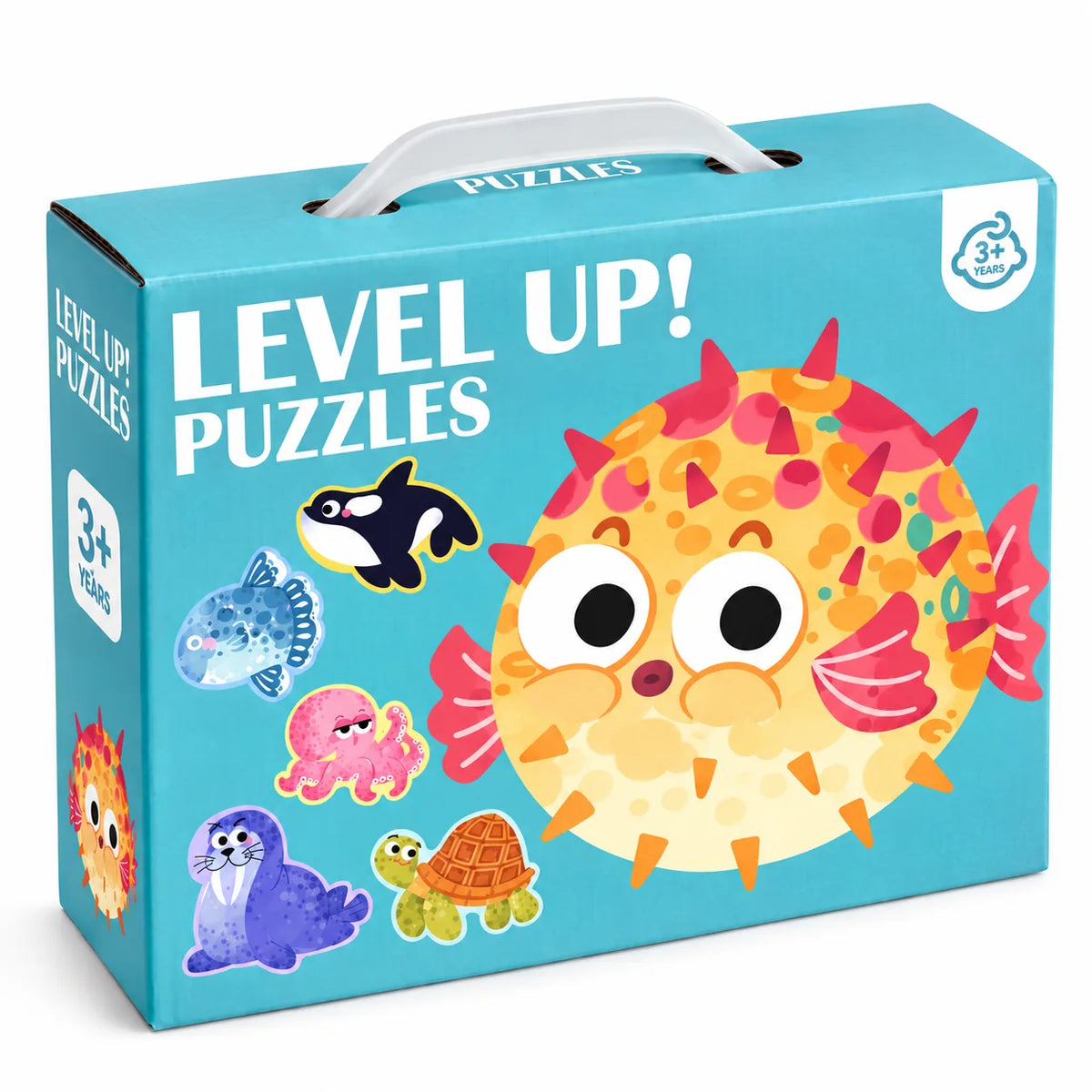 Puzzles Progresivos de Animales Marinos 2 A 5 Piezas
